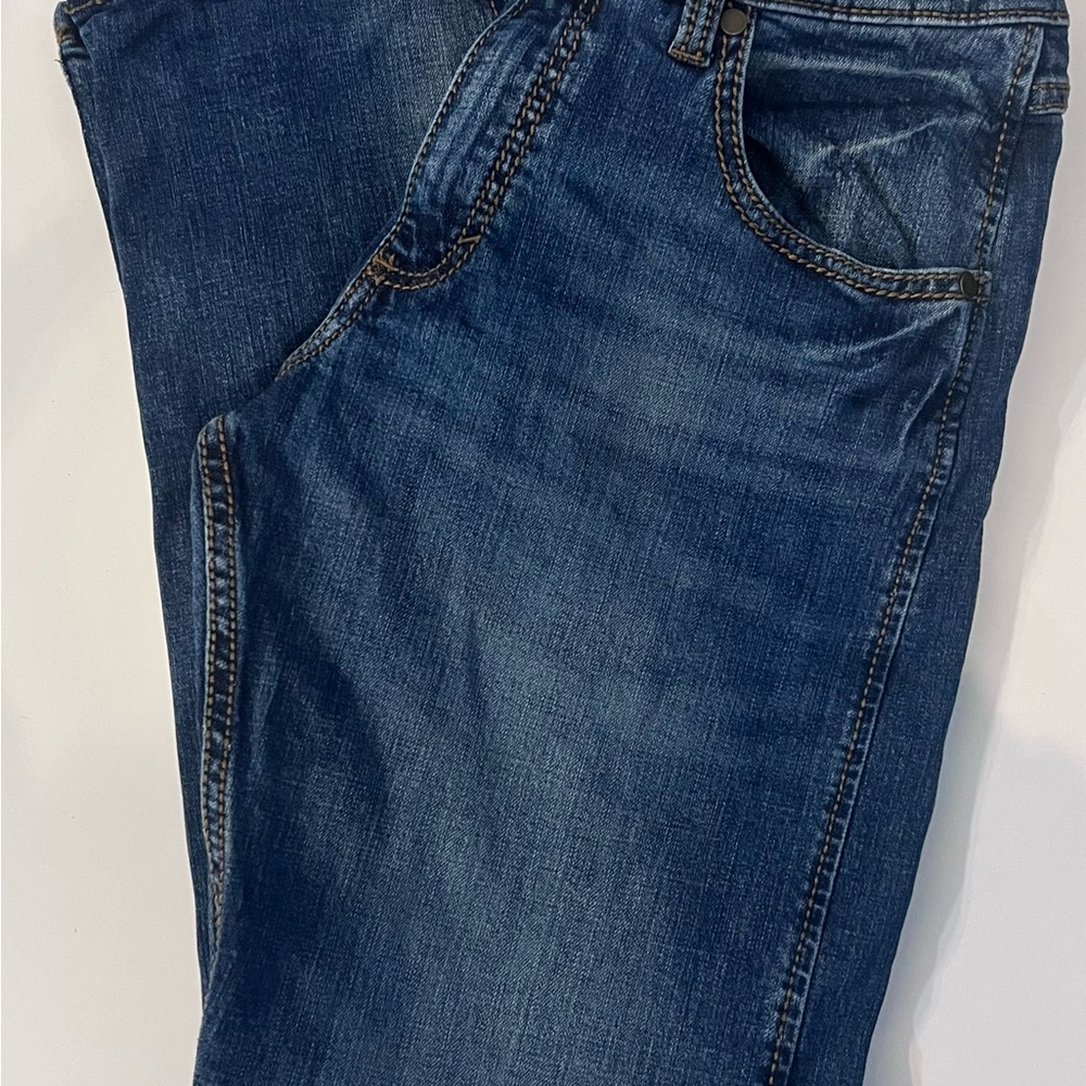 Wrangler Retro Slim Straight Jeans Men’s 31x30 Medium Wash Stretch Denim